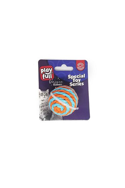 PLAYFULL Straw Ball Cat Toy 4 Cm