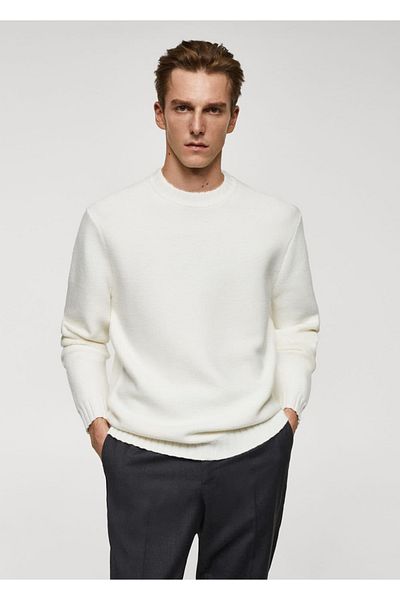 MANGO Man Rippenstrickpullover – stilvoll und bequem