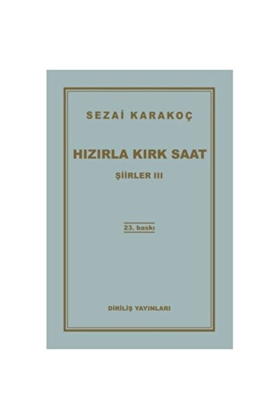 Diriliş Yayınları Hızırla Kırk Saat Şiirler 3