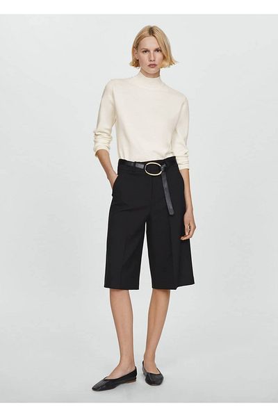 MANGO Woman Perkins Collar Knitwear Sweater