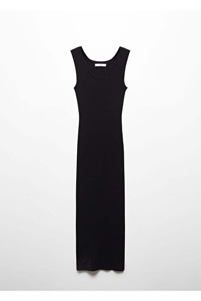 MANGO Woman Lastikli midi elbise