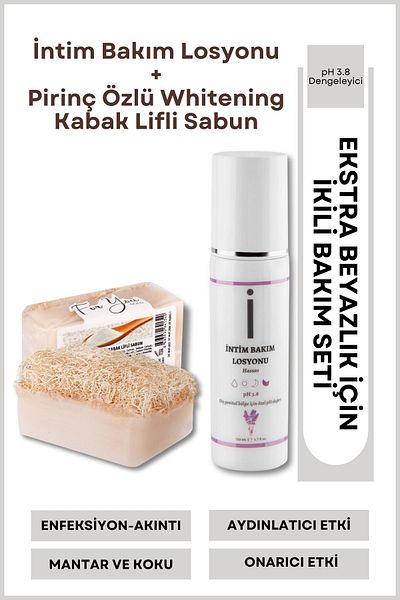 For You Gold Genital Intim Lotion Whitening Rice Soap to Help Remove Odor, Fungal, Itching and Flow
