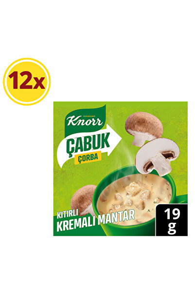 Knorr Çabuk Çorba Kremalı Mantar 19g X12