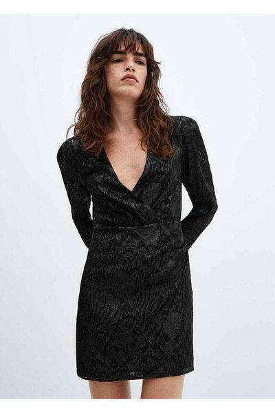MANGO Woman Lureks jacquard dress
