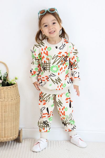 Harika KIDS Girl's medium Thick Cotton Pajama Set - Interlock Fabric