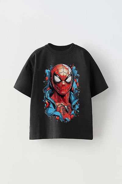 Coccolin Tricou oversize pentru copii Spider Man cu model