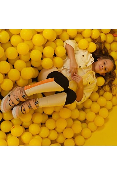 kids A more Coolest Corduroy Detailed Leather Girl's Boots Powder