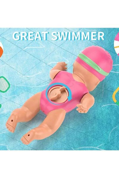 A-T AYZE-TRENDY 15 Cm BabY Wind-up ToY Bath - Floating in WatEr, Educational 01115
