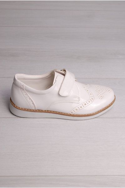 Rıdvan Çelik White Patent Leather Boy CircumciSion and ClaSSic ShoeS