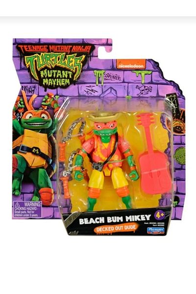 Giochi Presiozi Tmnt Ninja Turtles Beach Bum Mikey Action Figures - Tu 805100