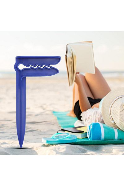 Boldy Set of 8 Towel Peg and Towel Holder - Beach Peg and Peg