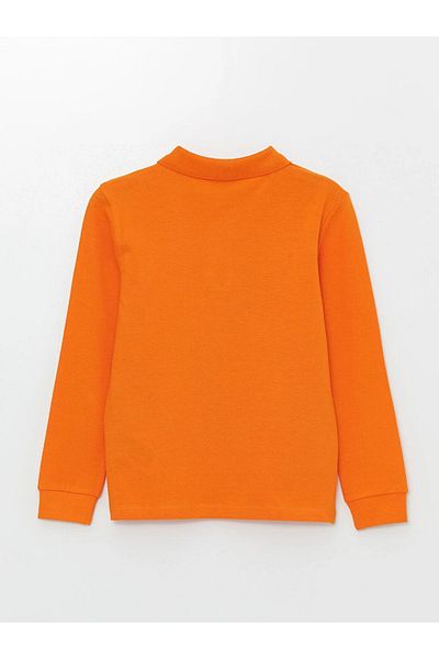 LC Waikiki Lcw Kids Orange First Class Excitement Polo Neck Boys T-Shirt