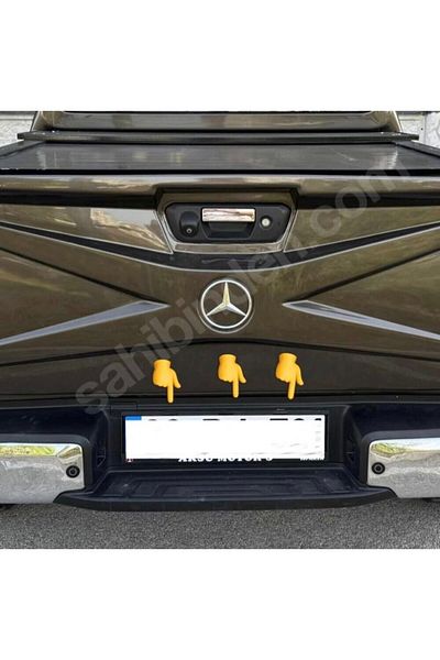swordslife Mercedes X Class Rear License Plate Lighting Wells