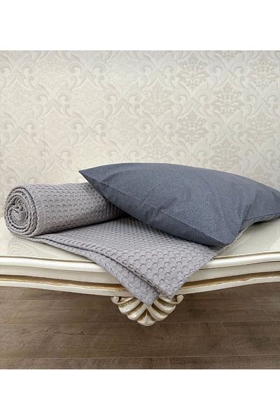 Tago Home Premium 100% βαμβακερό μονό σετ πικέ - Καλοκαιρινό κάλυμμα και μαξιλαροθήκη (160x240cm)