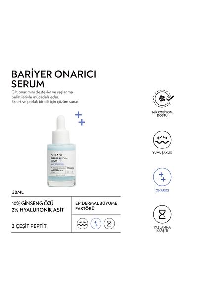 Anyong Barrier Repair Serum - Wrinkle and Anti-aging (Hyaluronic Acid, Peptide, Ceramide, Ginseng)