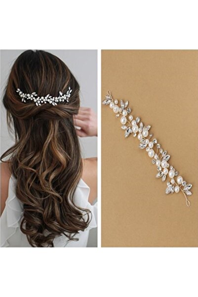 BBA TULLE STORE 20C M Tiara de cristal pentru mireasă - Bandă și agrafă de pă...