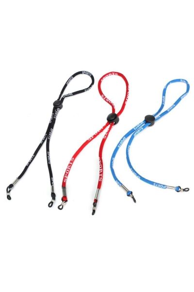 MODA55 Ithal Gözlük Ipi Kaymayan Spor Boyun Kordonu Sörf Kayaking Bisiklet Ko...