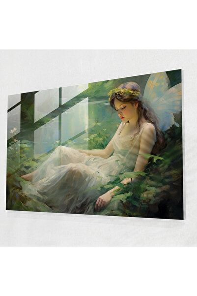 PaintedAnarchy Mythology Glass Print: the Nymph of Calmness - Mythology, Glas...