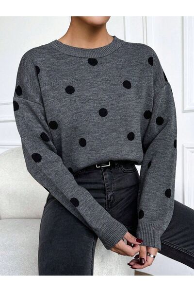 ATEMODAA Γκρι πουά Atemoda