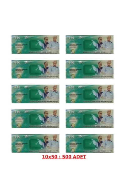 Has-Pet Haspet Büyük Boy Kapaklı Perine Bölgesi Temizleme Havlusu 10x50 Topla...