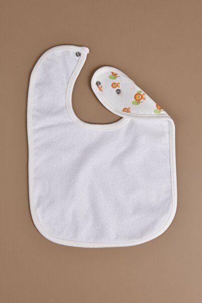 e&f Store Sıvı Geçirmez  Mama Önlüğü - Aslan Desenli