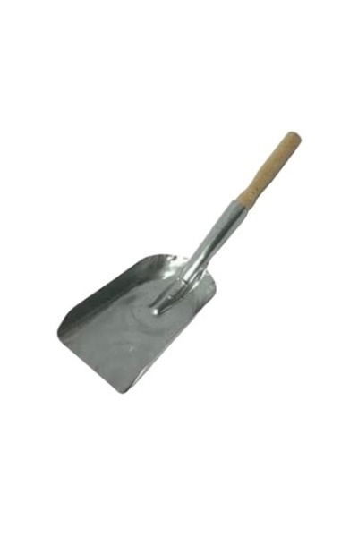 TOPSÖKEN Faraş Kürek Mangal Şömine Küreği Dar Metal Gövde Ağaç Saplı