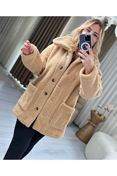 Jutenya WELSOFT SOFT FLEECE CARDIGAN BUTTONED DAILY