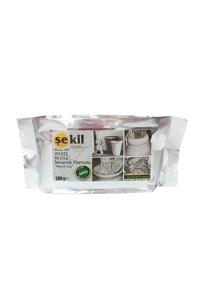 Şekil White Ceramic Dough - 500 gr Vk500byz
