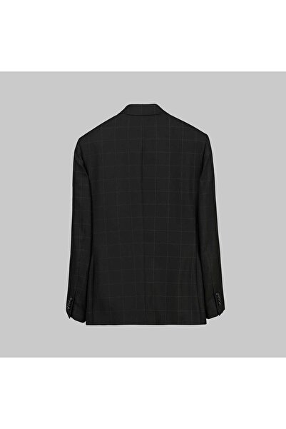 Sarar Interview Erkek Slım Fit Kuruvaze Golden Siyah Ekose Ceket