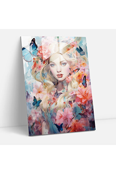 PaintedAnarchy Barbie Glass Print - Barbie, Elegance, Wall Decoration, Home D...