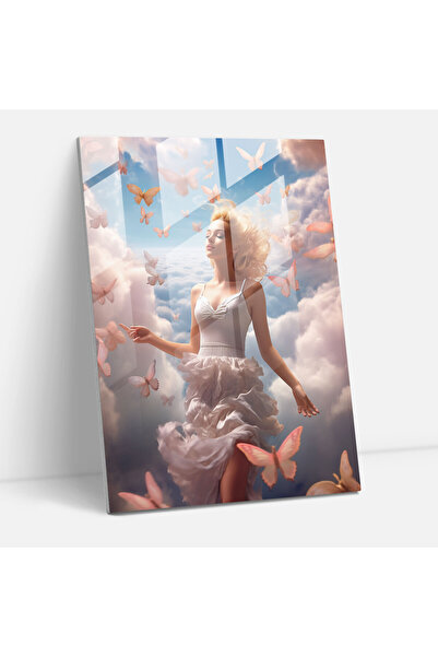 PaintedAnarchy Barbie Cam Baskı - Kaprisli Rüya - Barbie, Fantazi, Cam Duvar Sanatı, Ev Dekorasyonu