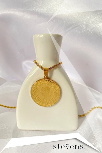 STEVENS Stainless Anti-Tarnish Steel Horse (QUARTERED) Necklace