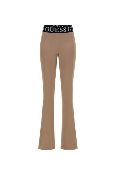 Guess Açık Kahve Kadın Tayt V3BB12MC04ZA10L-KIRAN MINI FLARE LE