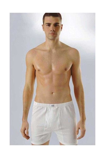 Anıt Ανδρικά Boxer Combed Long Johns (6 Τεμάχια) Λευκό Xl