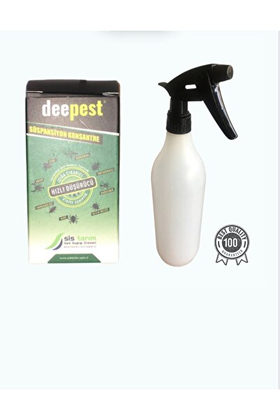 Deepest 60 Gün Kalıcı Etkil Böcek Ilacı / 1000ml Fısfıs / Eldiven H.