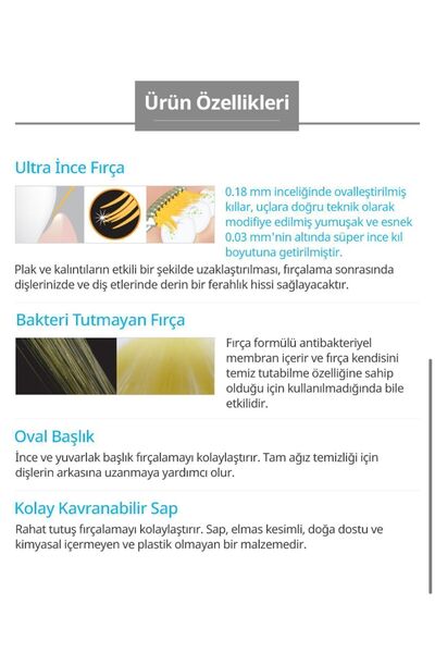 Atomy Altıntozlu Diş Fırçası 8 Adet
