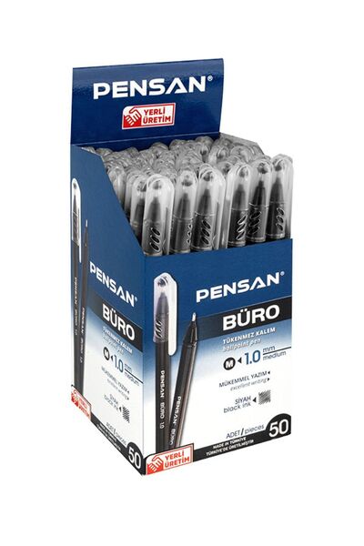 Dağtaş Kırtasiye قلم حبر جاف من بينسان بورو 2270، 50 قطعة