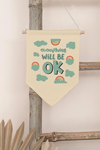 Postifull Decor pentru camera copiilor, ornament de perete, decor din lemn pe...