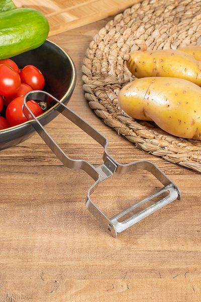 Porsima 16563-10 Stainless Fruit veGetable Peeler - Multi-purpose Julienne Slicer and Pore Extractor