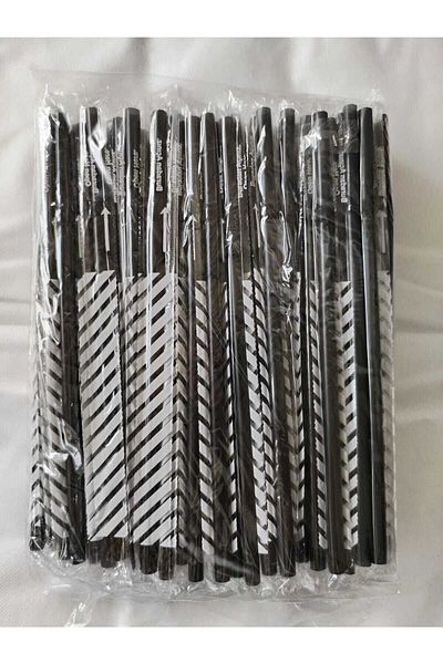 MOTİFİLLA Bellows Frozen Straws, 100 Pieces with Gelatin