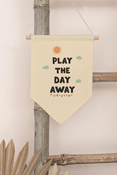 Postifull Decor pentru camera copiilor, ornament de perete, decor din lemn pe...