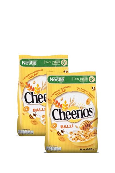 Nestle CHEERİOS TAM TAHILLI BALLI GEVREK 225 GRX2 ADET