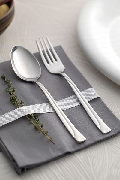 Nehir Fiesta Simple 30 Piece Family Cutlery Set