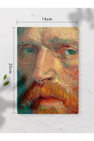 Postifull Van Gogh Notebook - 4 Unlined Notebooks, Art Note, 64 Pages 14*21cm