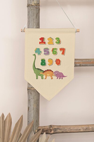 Postifull Çocuk Odası Dekor, Duvar Süsü, Ahşap Bebek Odası Dekor, Canvas Flam...