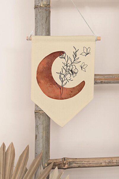 Postifull Çocuk Odası Dekor, Duvar Süsü, Ahşap Bebek Odası Dekor, Canvas Flam...