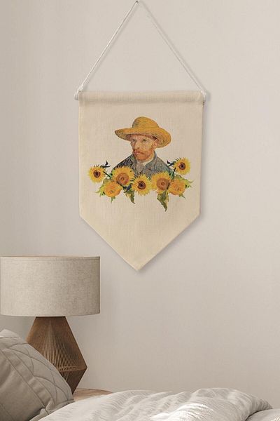 Postifull Σειρά τέχνης Van Gogh - Διακόσμηση τοίχου Pinterest κρεβατοκάμαρας, κάλυμμα τοίχου με κρεμαστό καμβά NO:453