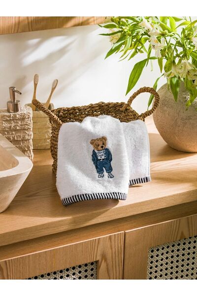 LC Waikiki LCW HOME Teddy Ayıcık Nakışlı El Havlusu 50x80 Cm