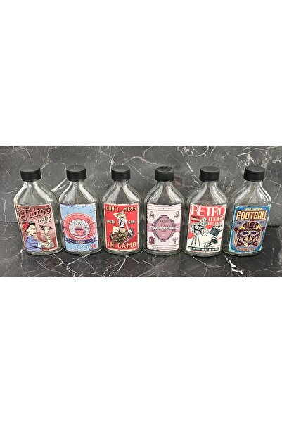 COLD BREW TREND by uğur cadırcı SUNUM ŞİŞESİ 200 ML 6 ADETLİ RETROO PVC ETİKETLİ