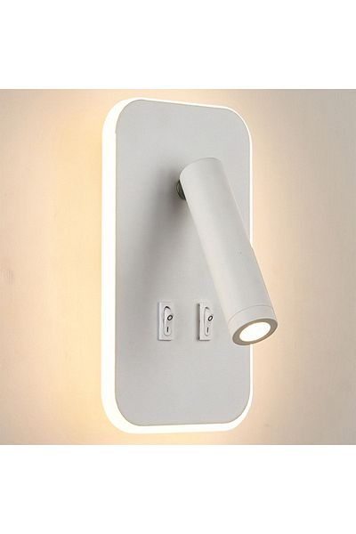 Tamer Elektrik Cata 13w Double Stage Bedside Sconce Ct-5243 White Case